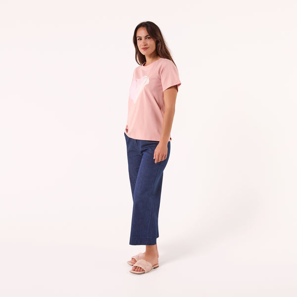 AM23061 FANCY PRINT TEE