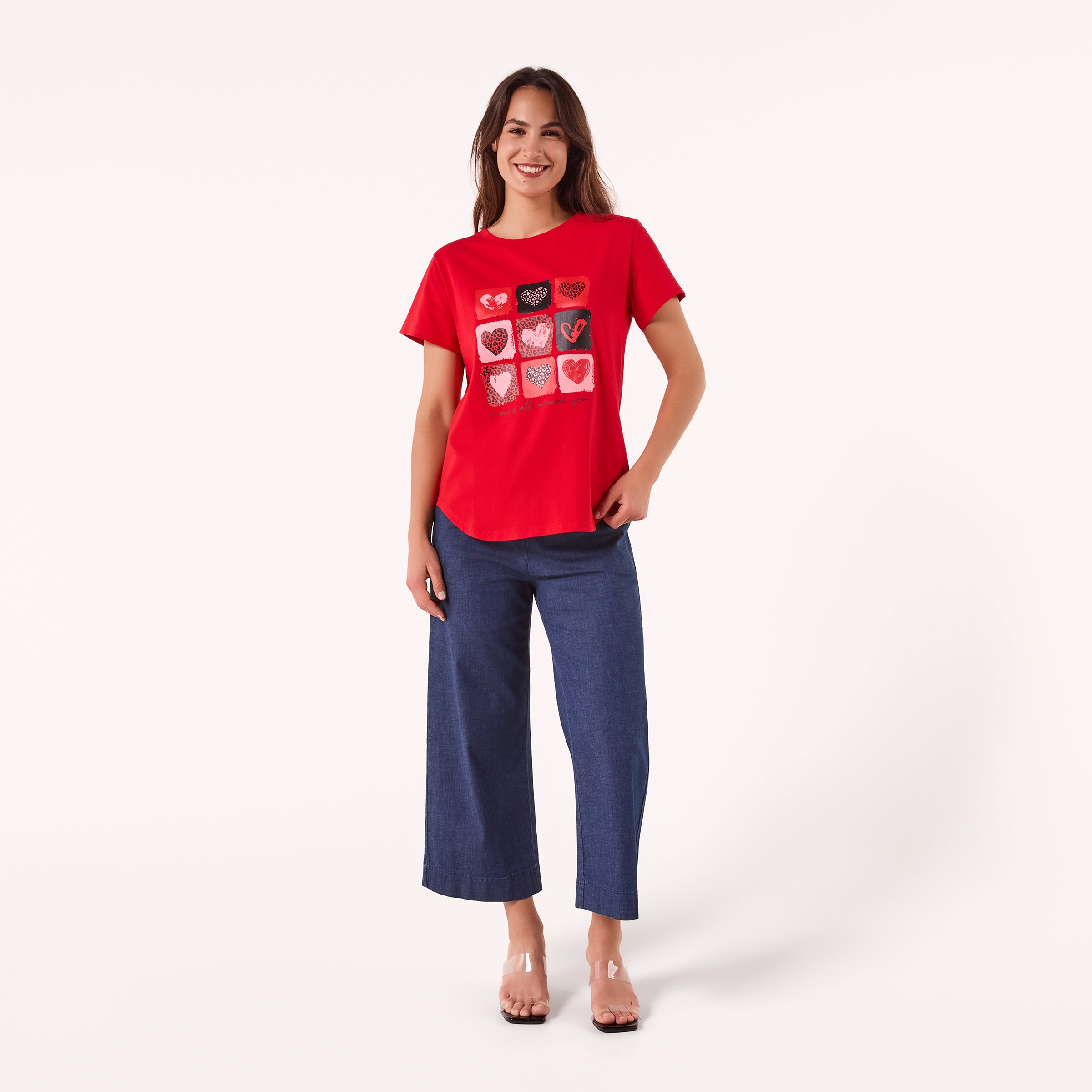 AM24053 MULTI PRINT TEE