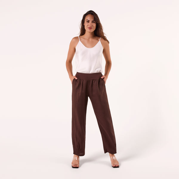 AF00016 100%LINEN PANTS