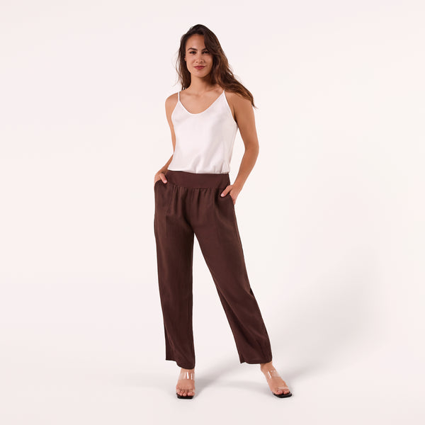 AF00016 100%LINEN PANTS
