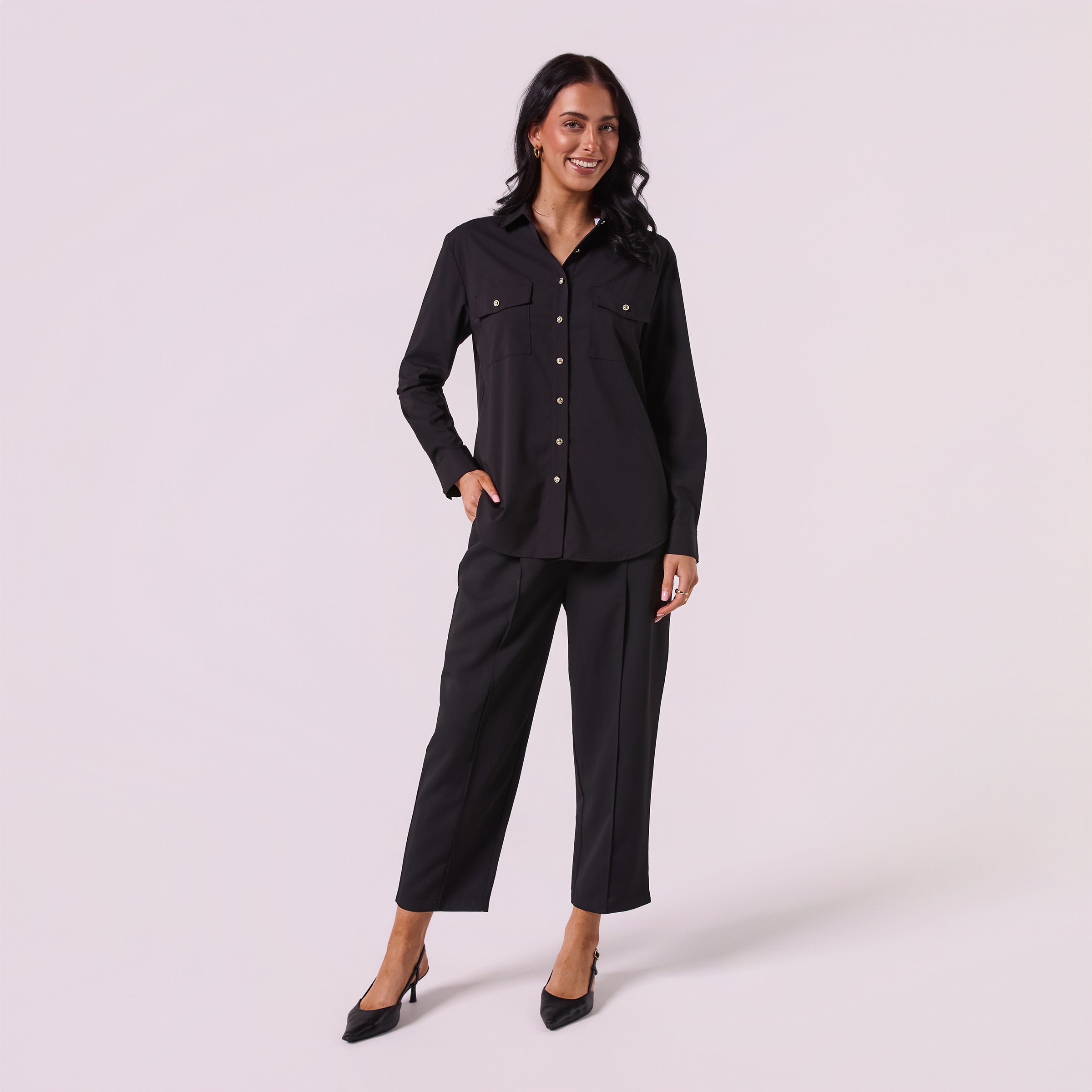 AM023055 STRAIGHT FIT SHIRT