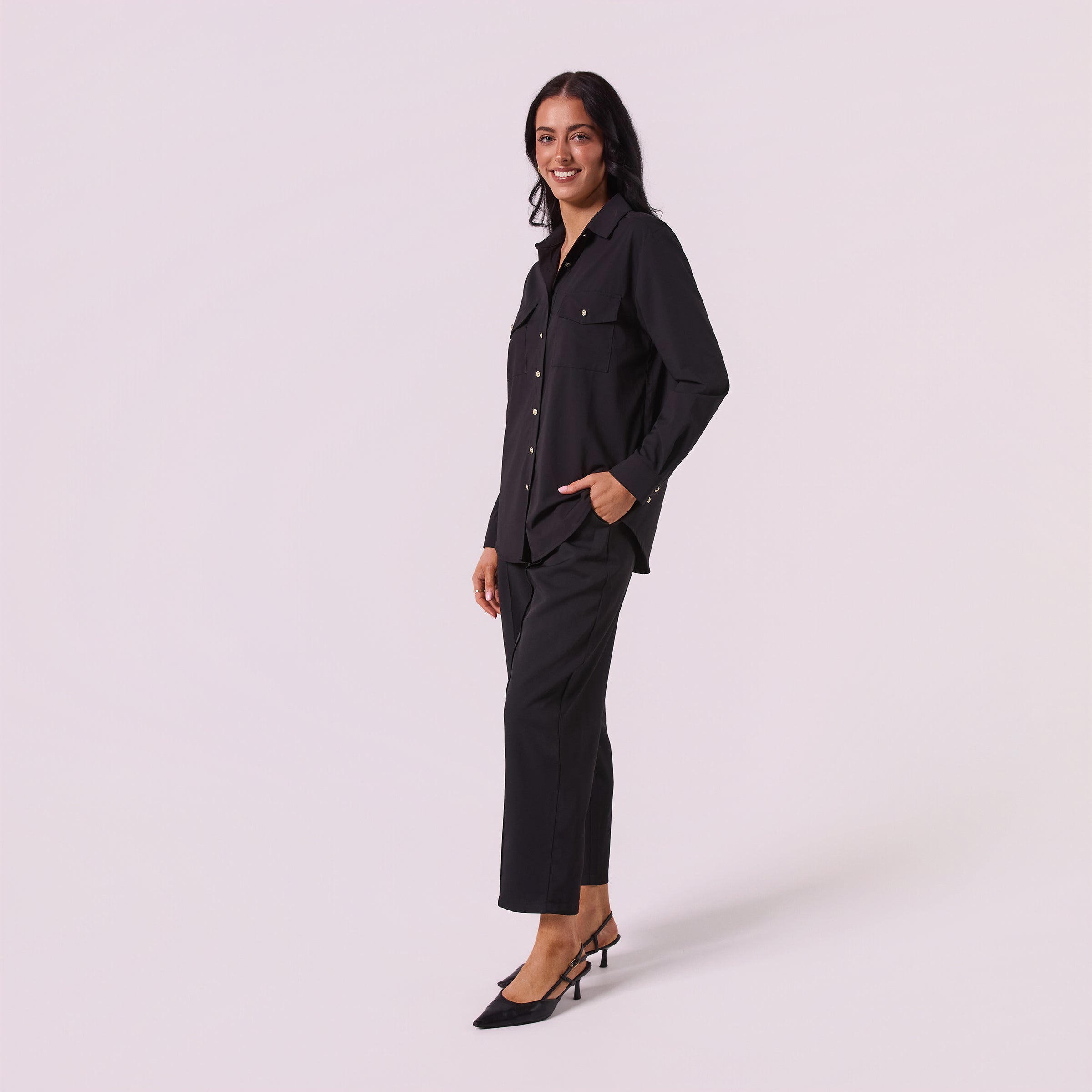 AM023055 STRAIGHT FIT SHIRT