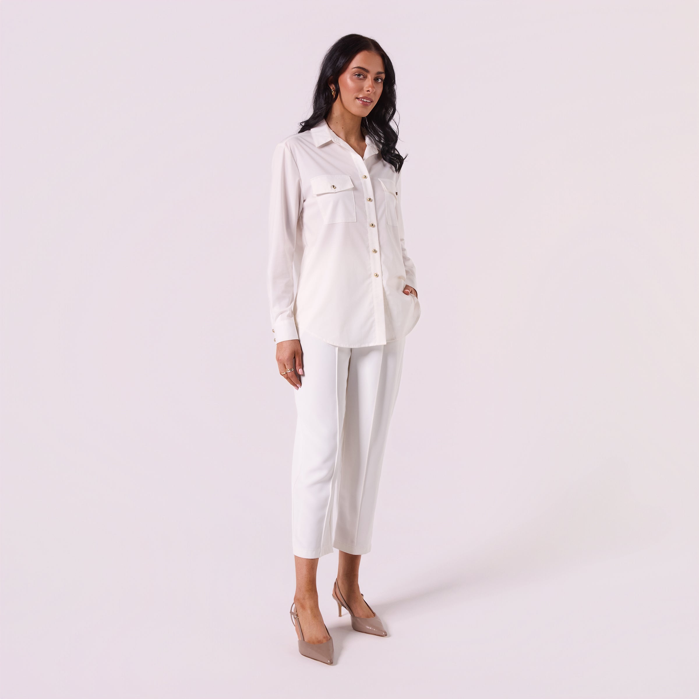 AM023055 STRAIGHT FIT SHIRT