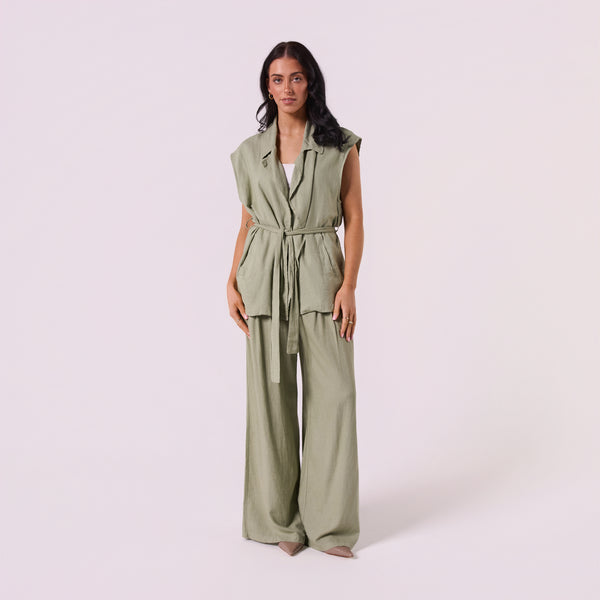 AIY80101 VEST JACKET OF ITALY