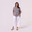 AM02497 TINY CHECK & SIDE POCKET TOP