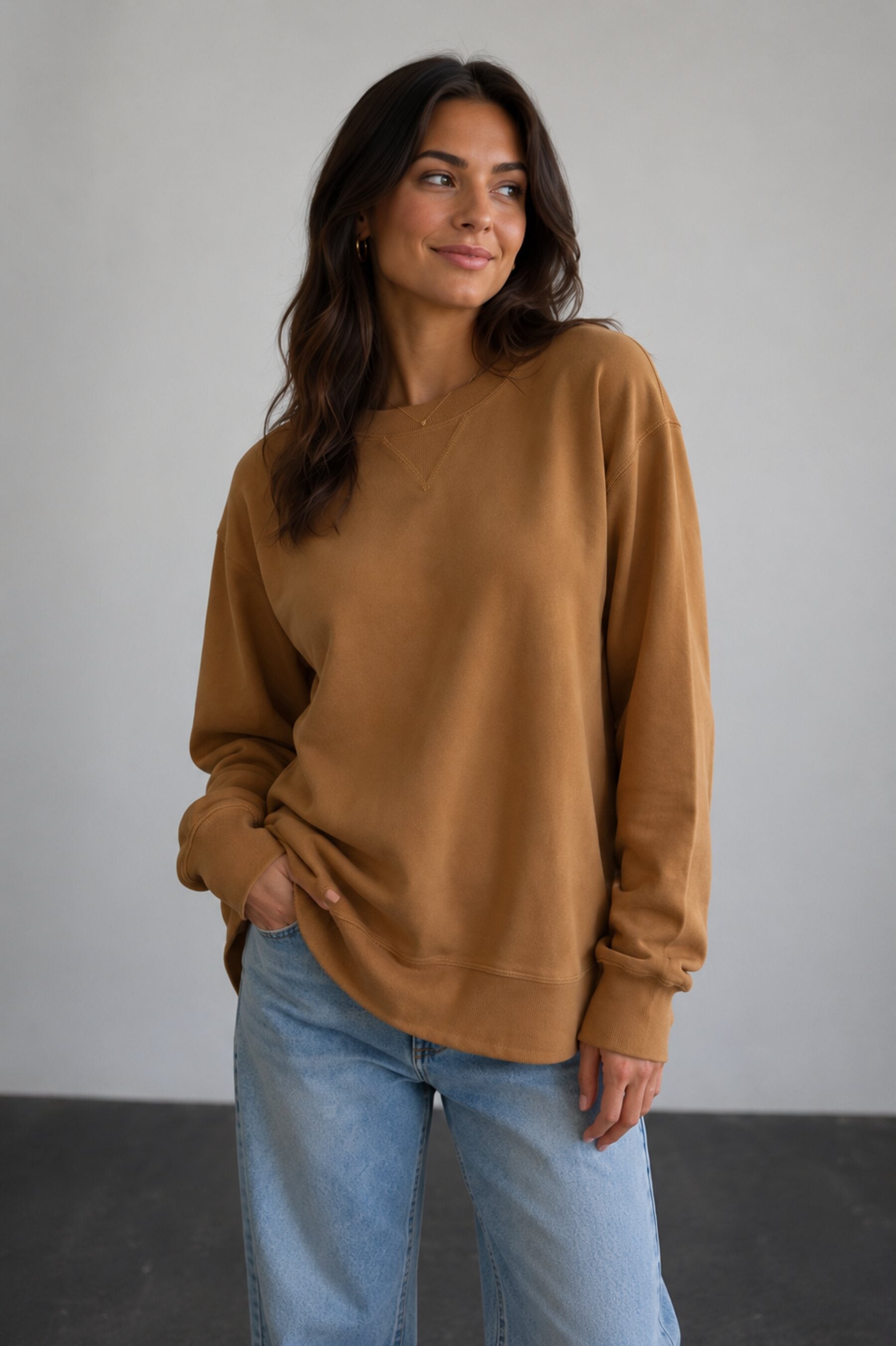 AM25193 PLAIN SWEATSHIRT
