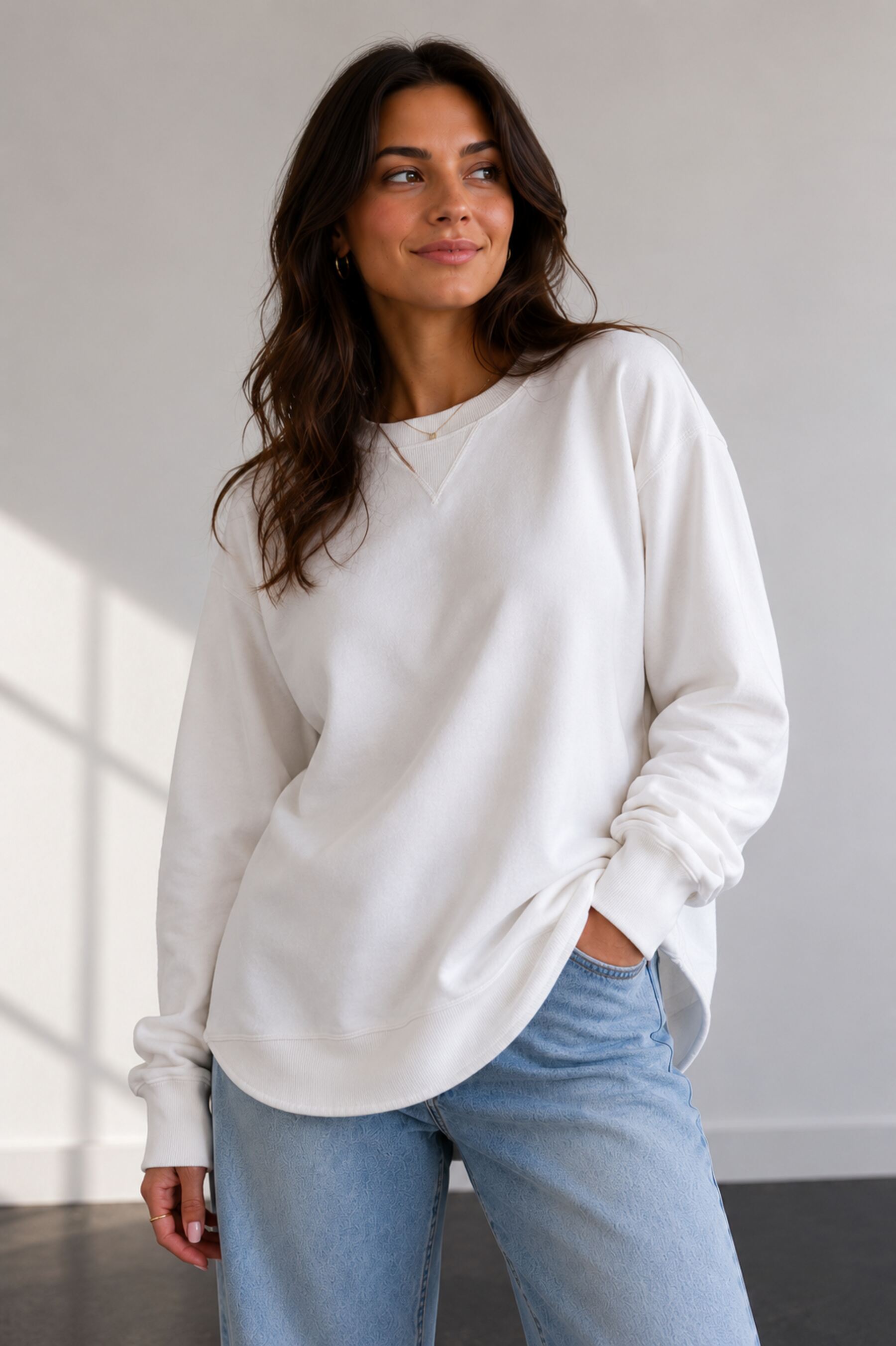 AM25193 PLAIN SWEATSHIRT