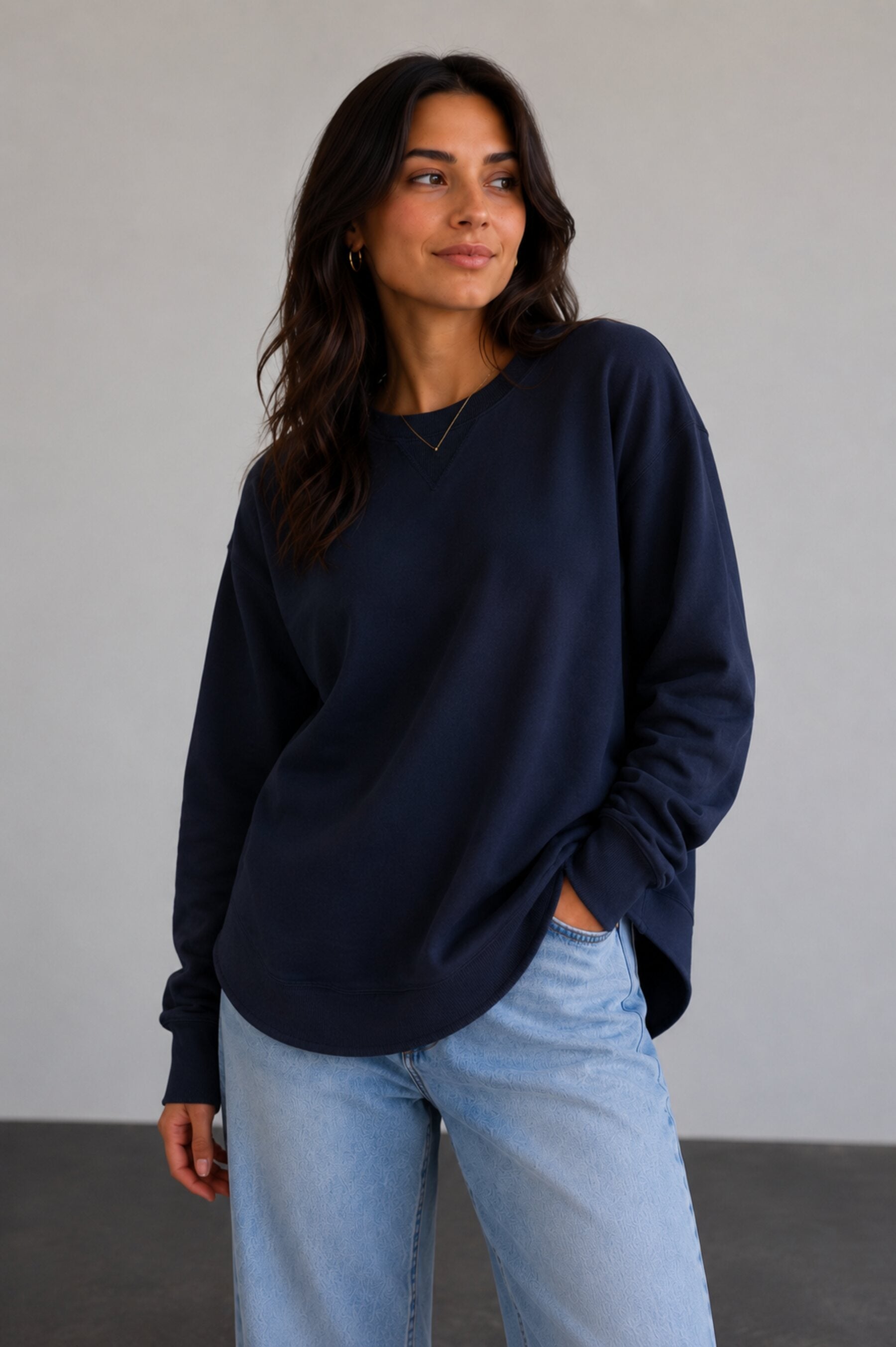 AM25193 PLAIN SWEATSHIRT