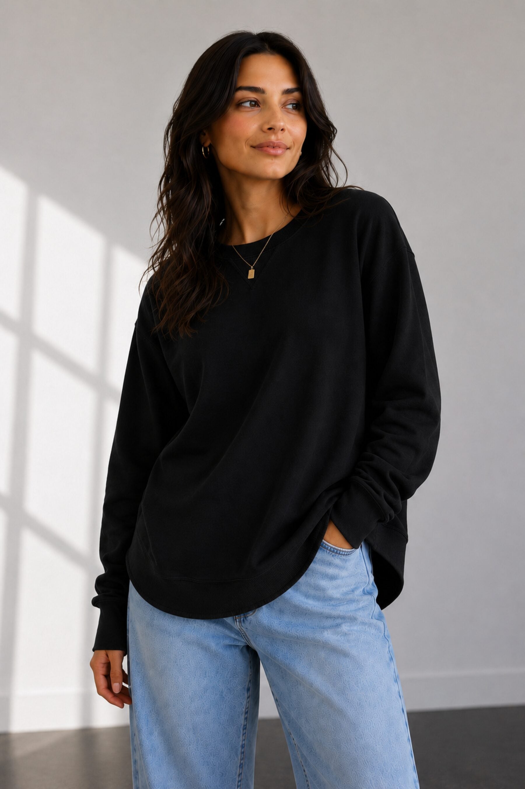 AM25193 PLAIN SWEATSHIRT