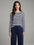 AM26033 STRIPE TOP   (NAVY STRIPE)