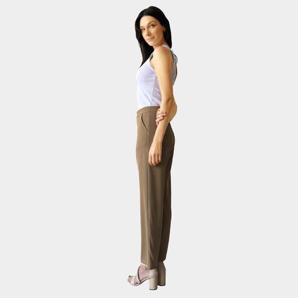 AM023052 STRAIGHT LEG SUIT PANTS