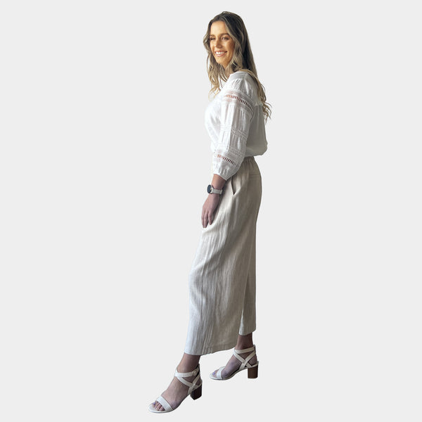 AM01018 LINEN COTTON PANT
