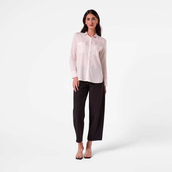 AM26027 PATCH POCKET SHIRT (CREAM)