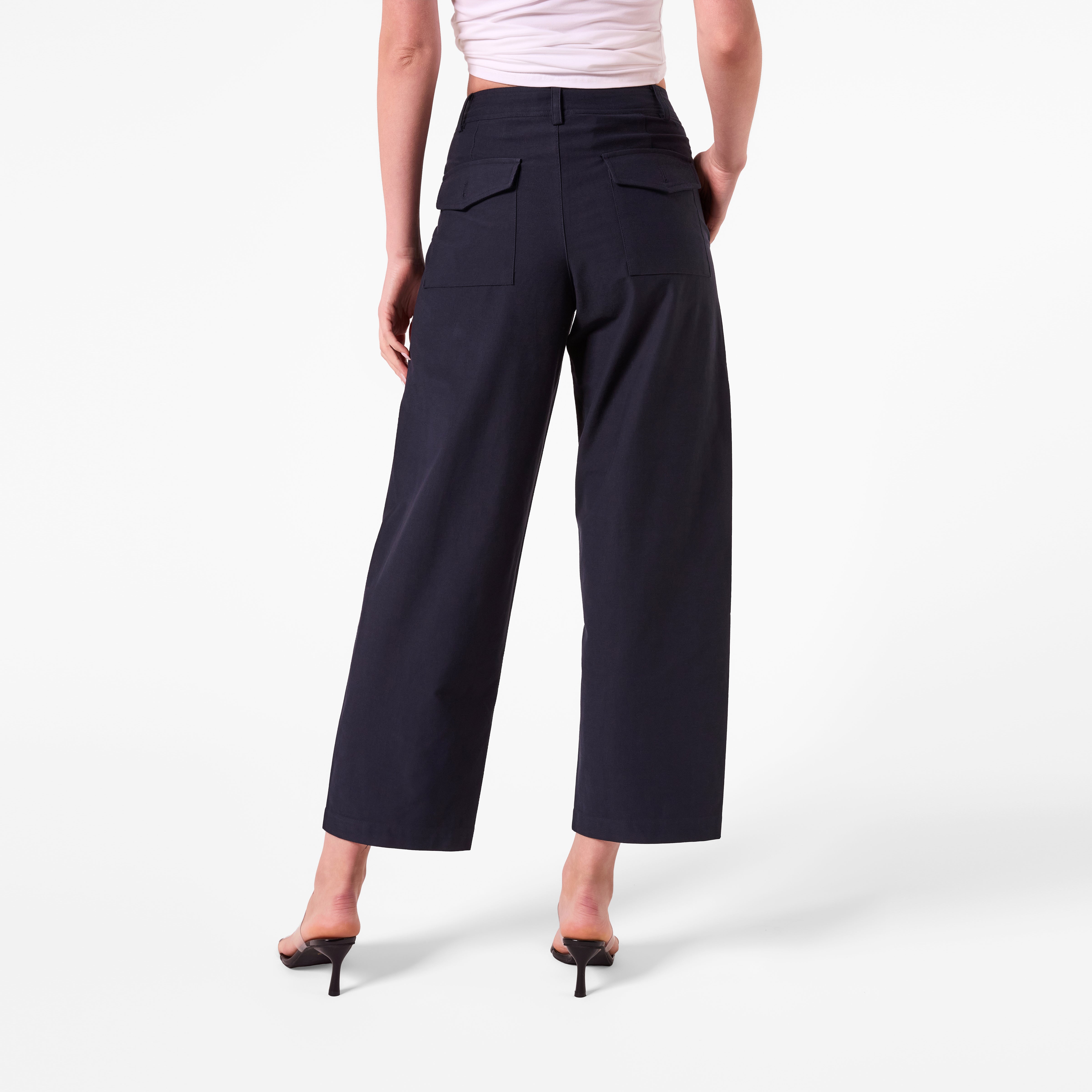 AF00022 BAMEL PANTS - ( NAVY)