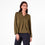AM26013  JOHNNY COLLAR  BLOUSE (KHAKI)