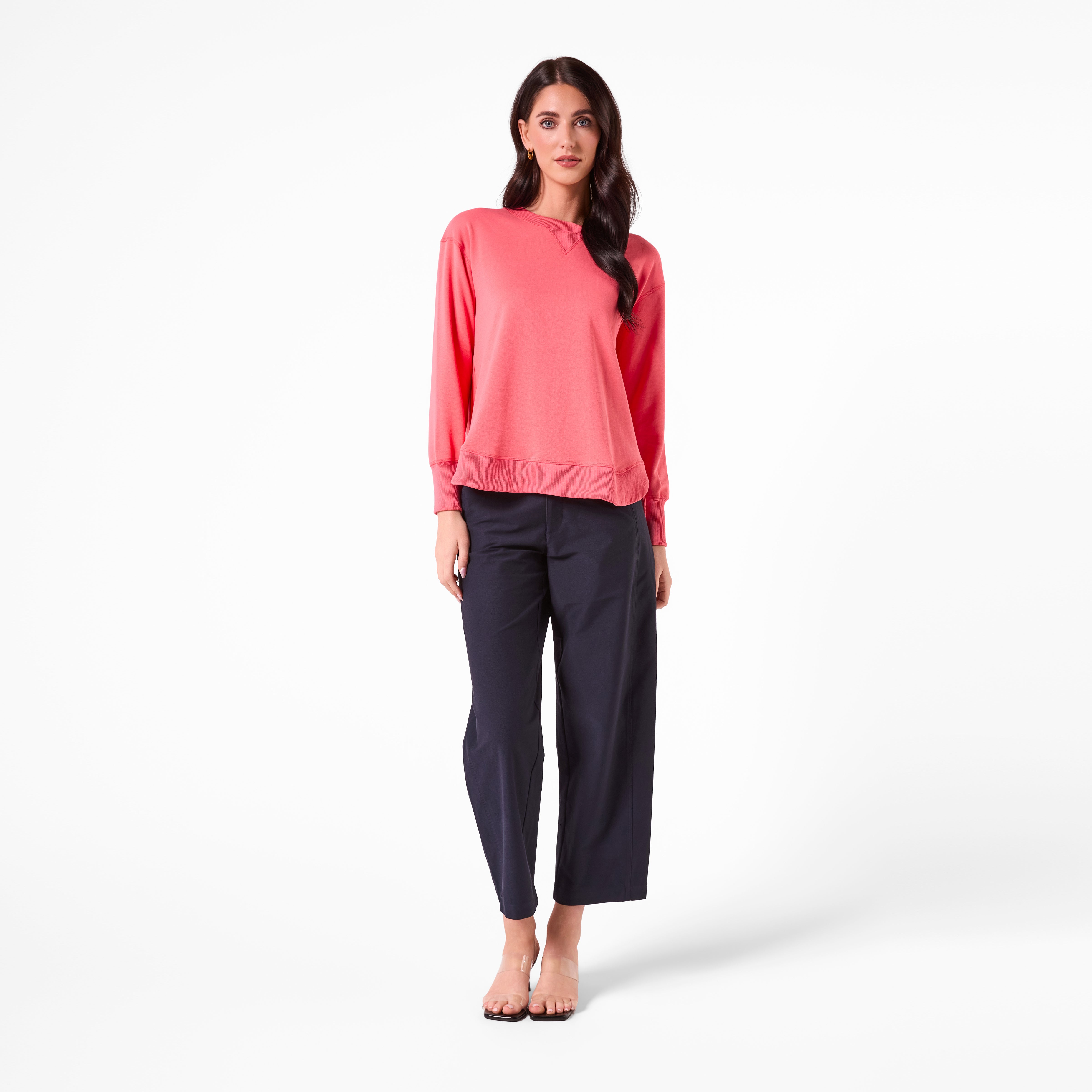 AM25193 PLAIN SWEATSHIRT (WATER MELON)