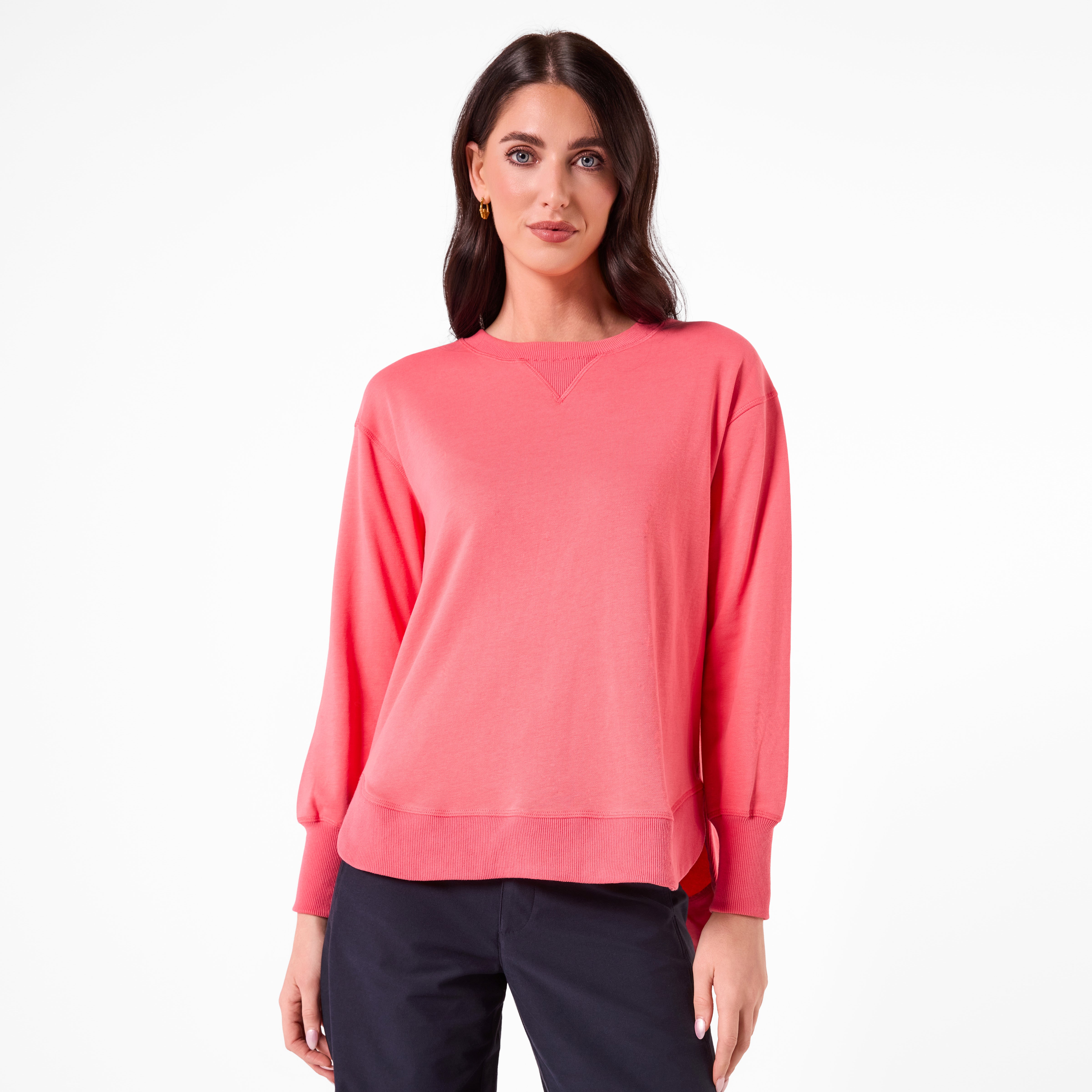 AM25193 PLAIN SWEATSHIRT (WATER MELON)