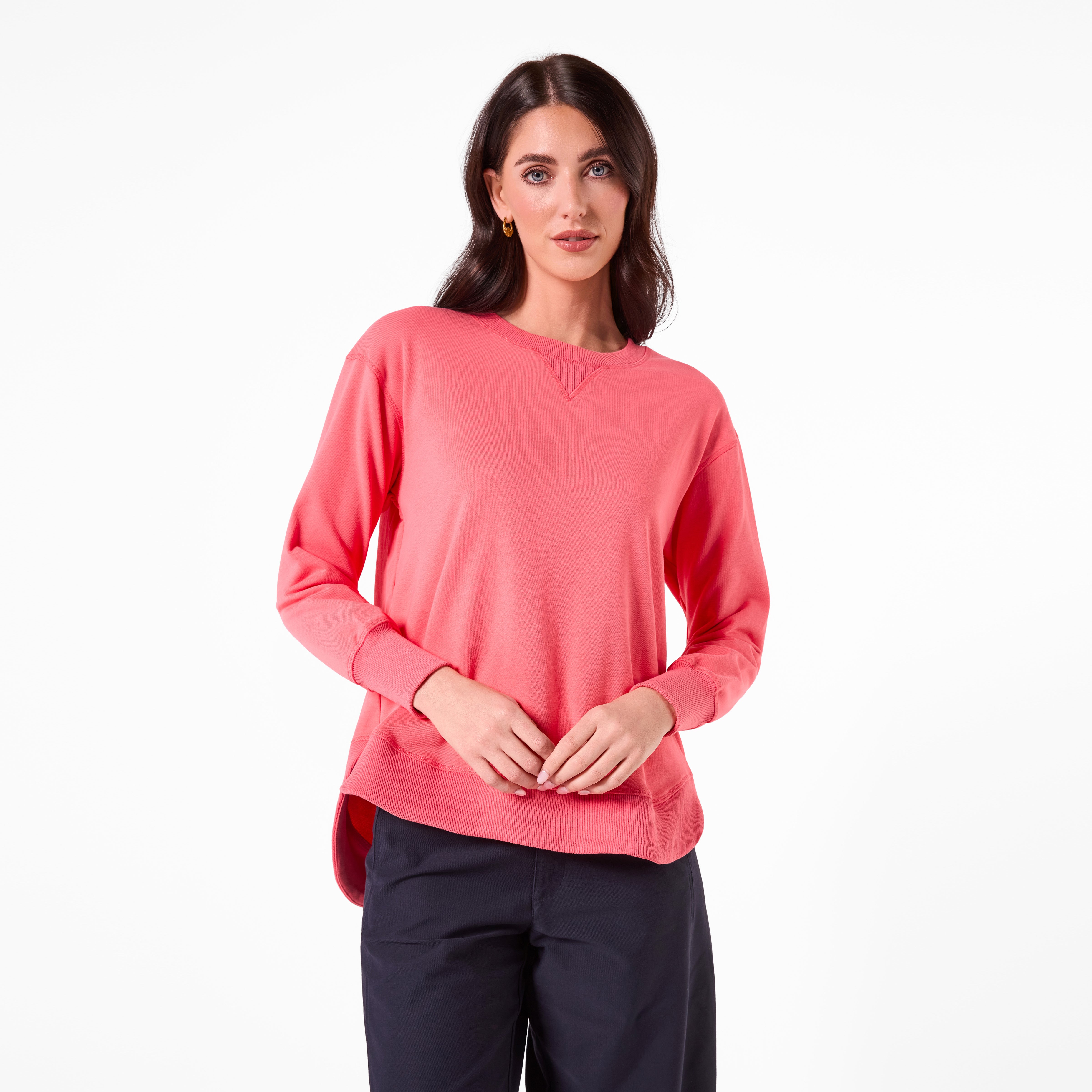 AM25193 PLAIN SWEATSHIRT (WATER MELON)