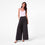 AF00027 WIDE LEG PLEATED PANT (CHARCOAL)