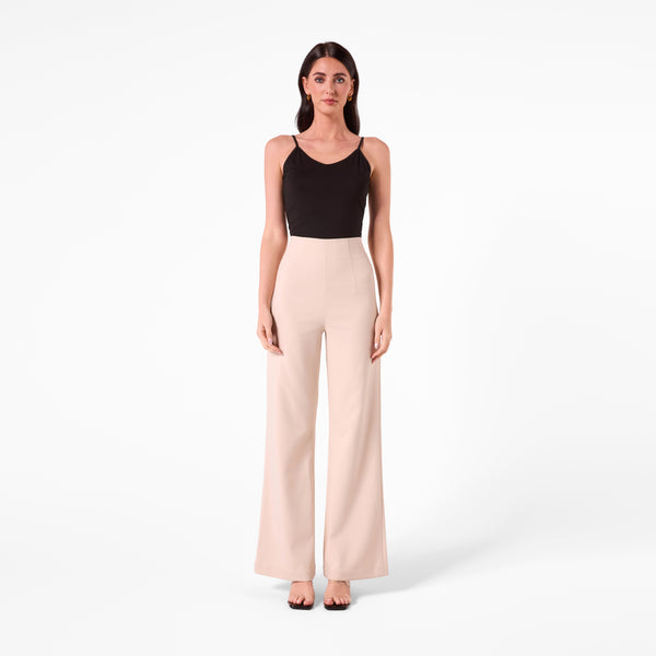AF00026 HIGH WAISTED PANT (OFF WITHE)