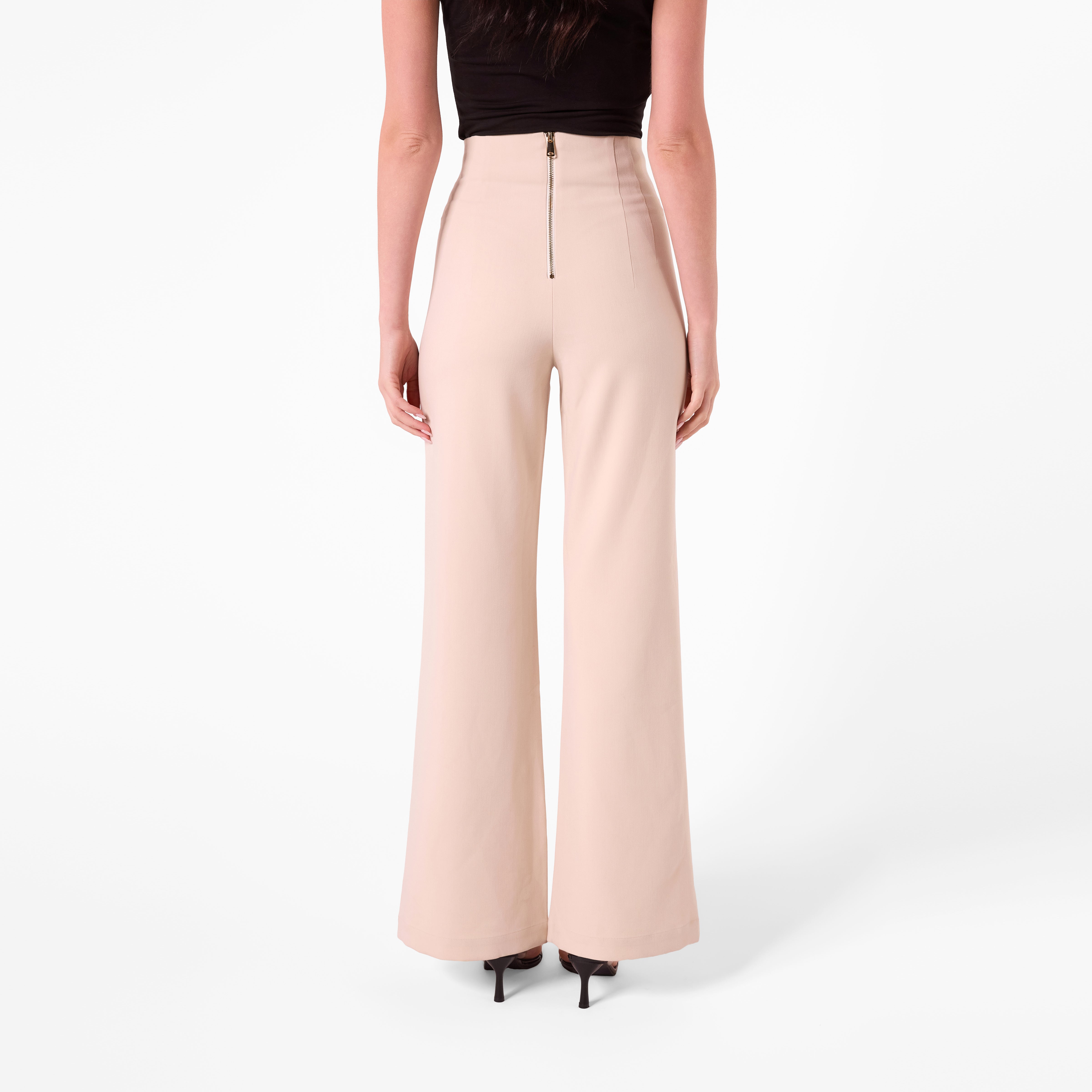 AF00026 HIGH WAISTED PANT (OFF WITHE)