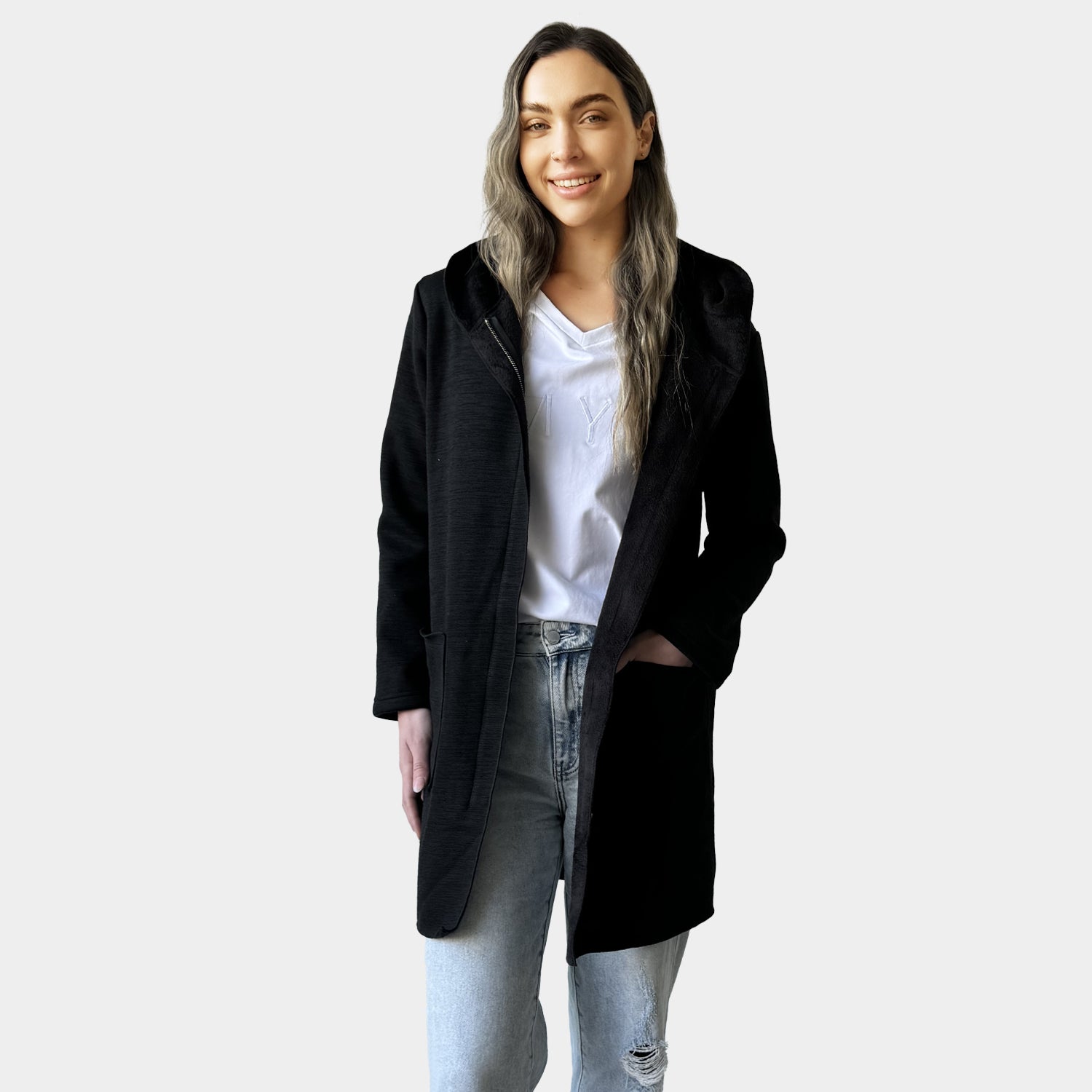 AM023013 SOFT&WARM CASUAL COAT