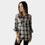 AM01241-2 GINGHAM 100%LINEN SHIRT