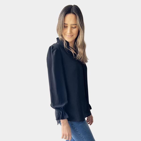 AM022126 CHIFFON TOP (SALE)