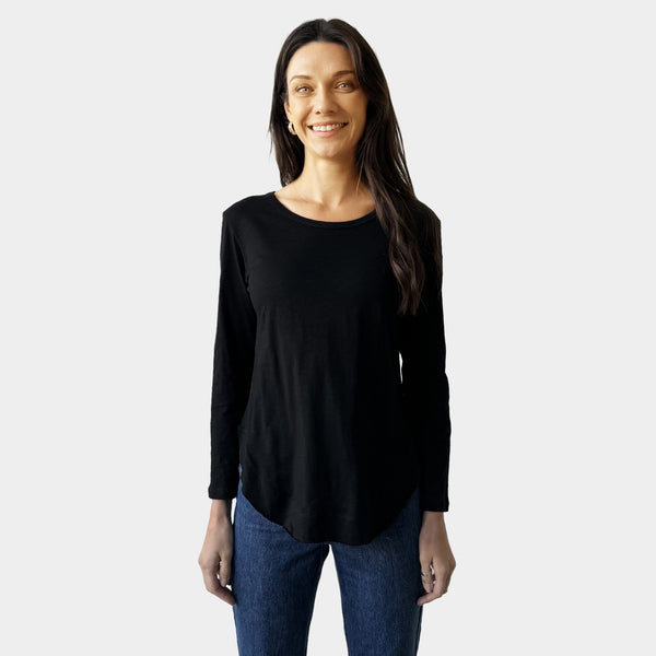 AM022117 RELAX ROUND NECK TOP (SALE)