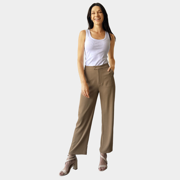 AM023052 STRAIGHT LEG SUIT PANTS