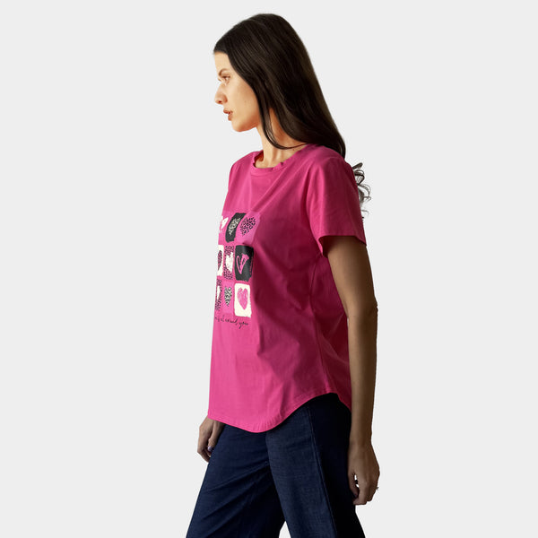 AM24053 MULTI PRINT TEE