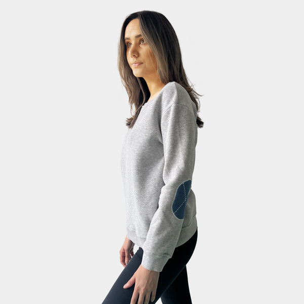 AM022113 EMBROIDERY SLEEVE SWEATSHIRT (SALE)
