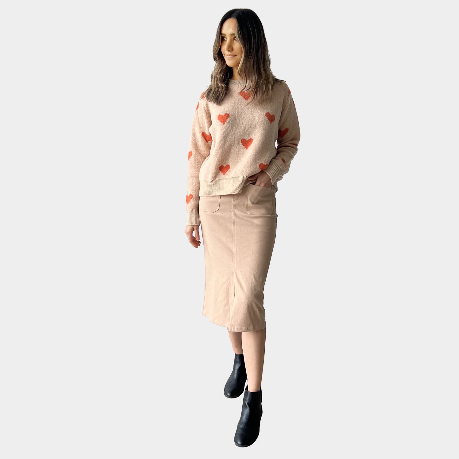 AM023023 LOVE HEARTS KNITWEAR (SALE)