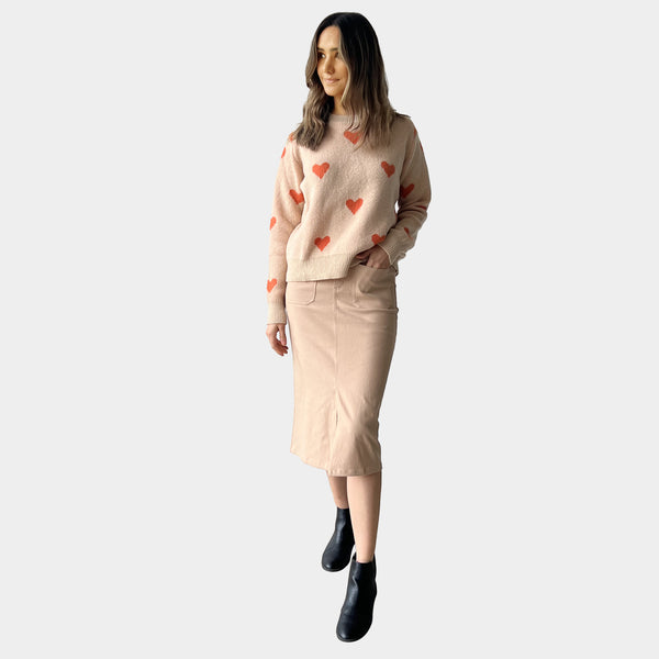 AM023023 LOVE HEARTS KNITWEAR (SALE)