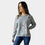 AM01258-4 EMBROIDERY DOTS SWEATSHIRT (SALE)