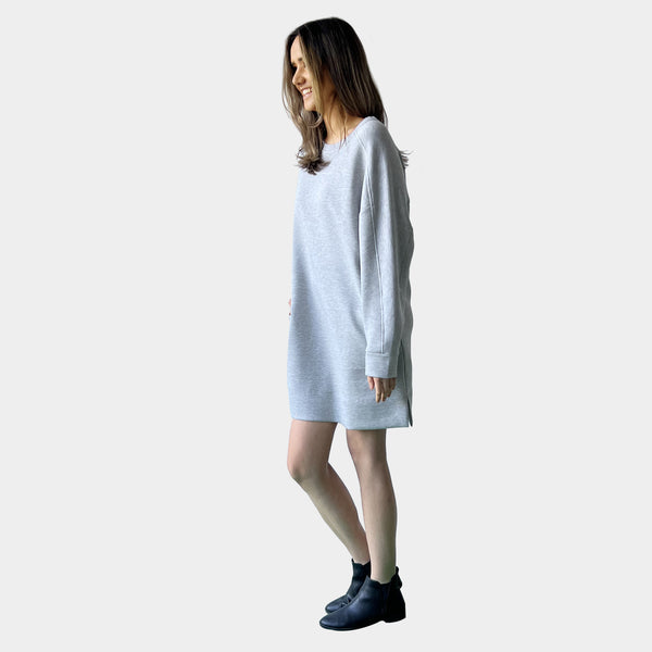 AM022110 SIDE POCKET CASUAL DRESS (SALE)